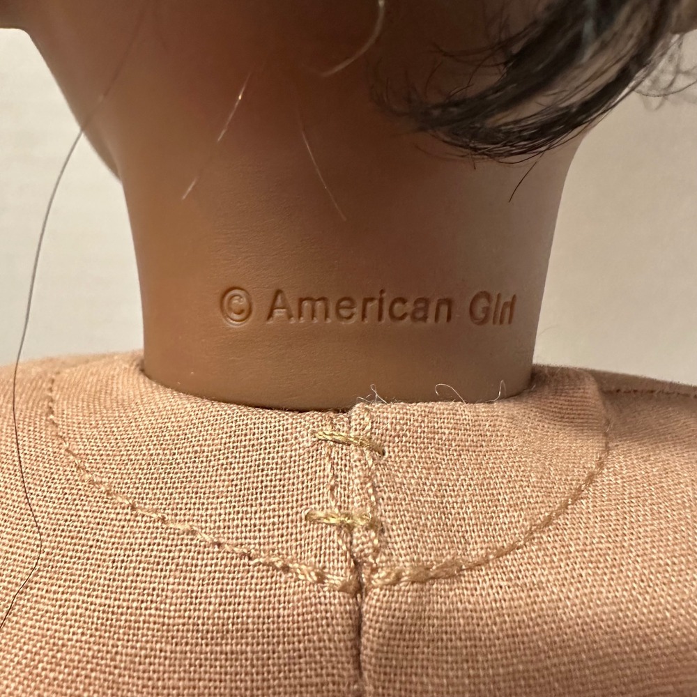 American Girl 18" Doll Dark Skin Brown Eyes Curly Hair TLC Nude - Picture 14 of 16